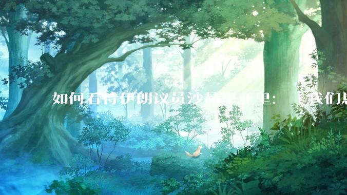 如何看待伊朗议员沙赫里亚里：  我们恳求最高领袖批准使用核武器？