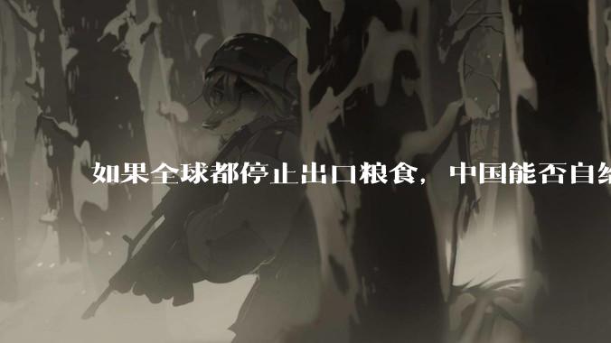 如果全球都停止出口粮食，中国能否自给自足？